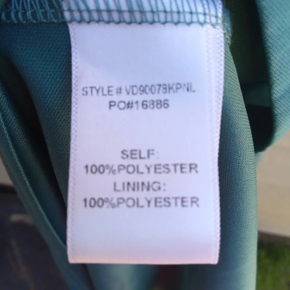 Pink Blush Maternity Teal Lace Mesh Overlay Maternity Maxi Dress 2XL - Picture 7 of 13